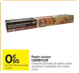 Carrefour Papier cuisson CARREFOUR offre