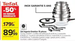 Carrefour Set ingenio Emotion 15 pièces offre
