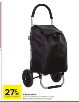 Carrefour CHARIOT PLIANT offre