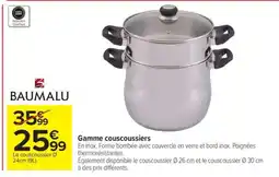 Carrefour Gamme couscoussiers offre
