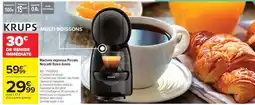 Carrefour Machine expresso Piccolo Nescafé Dolce Gusto offre