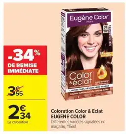 Carrefour Coloration Color & Éclat EUGÈNE COLOR offre
