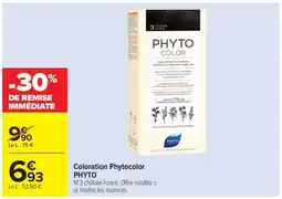 Carrefour Coloration Phytocolor offre