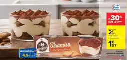 Carrefour Market TIRAMISU AU SPECULOOS offre