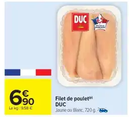 Carrefour Market Filet de Poulet DUC offre