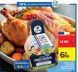 Carrefour Market Poulet fermier d'Auvergne offre