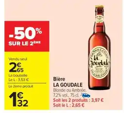 Carrefour Market LA GOUDALE offre