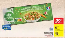 Carrefour Market Macédoine de Légumes CARREFOUR CLASSIC' offre