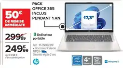 Carrefour Ordinateur portable offre