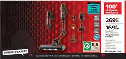 Carrefour Aspirateur balai X-Pert Flex offre