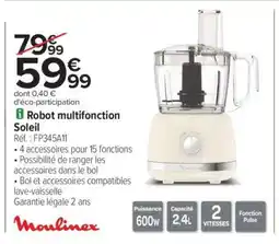 Carrefour Robot multifonction Soleil offre