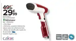 Carrefour Défroisseur offre