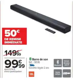 Carrefour Barre de son offre