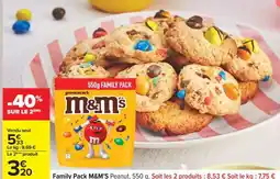Carrefour Family Pack M&M'S Peanut offre