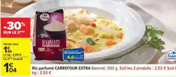 Carrefour Riz parfumé CARREFOUR EXTRA Basmati, 500 g offre