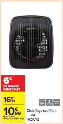 Carrefour Chauffage Soufflant offre