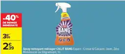 Carrefour Spray nettoyant ménager CILLIT BANG Expert offre