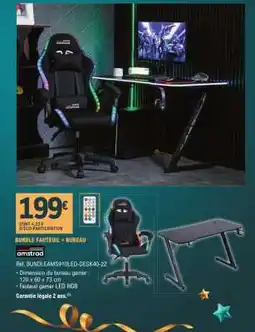 E.Leclerc BUNDLE FAUTEUIL + BUREAU offre