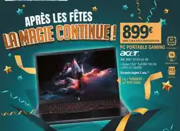 E.Leclerc PC PORTABLE GAMING Acer offre