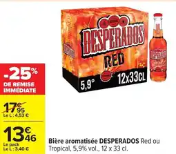 Carrefour Bière aromatisée desperados offre