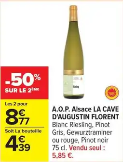 Carrefour A.o.p. alsace la cave d'augustin florent offre