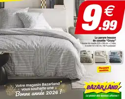 Bazarland La parure housse de couette 'crazy' offre