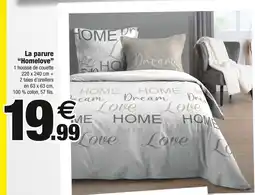 Bazarland La parure homelove offre