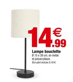 Bazarland Lampe bouclette offre