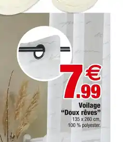 Bazarland Voilage doux rêves offre