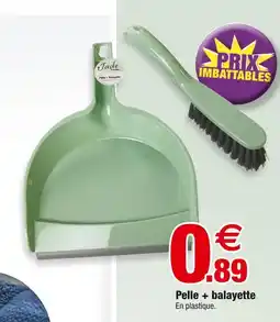 Bazarland Jade pelle + balayette offre