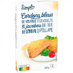 Carrefour Market Simpl cordons bleus de volaille offre
