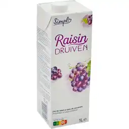 Carrefour Market Simpl jus de raisin offre
