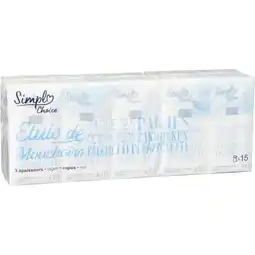 Carrefour Market Simpl mouchoirs offre