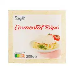 Carrefour Simpl emmental râpé offre