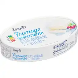 Carrefour Simpl fromage double crème offre