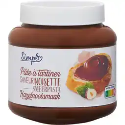 Carrefour Simpl pâte à tartiner offre