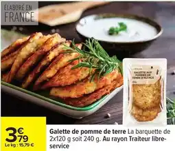 Carrefour Galette de pomme de terre offre