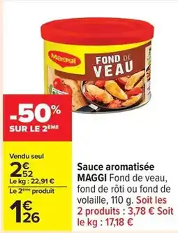 Carrefour Maggi - sauce aromatisée offre