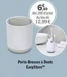 Carrefour Porte-brosses à dents easystore offre