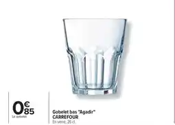Carrefour Gobelet bas agadir carrefour offre