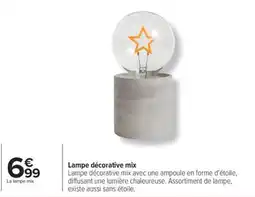 Carrefour Lampe décorative mix offre