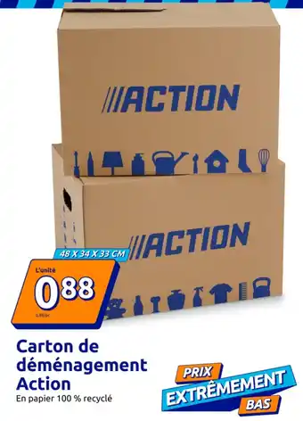 Carton de déménagement action