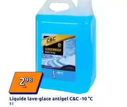 Action Liquide lave-glace antigel c&c -10 °c offre