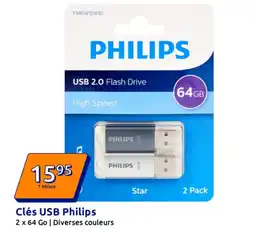 Action Clés usb philips offre