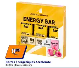 Action Barres énergétiques Accelerate offre