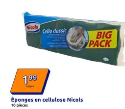 Action Éponges en cellulose Nicols offre