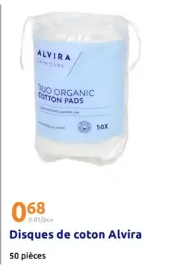 Action Disques de coton Alvira offre