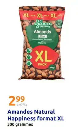 Action Amandes natural happiness format xl offre