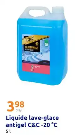 Action Liquide lave-glace antigel c&c -20 °c offre
