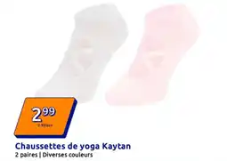 Action Chaussettes de yoga kaytan offre
